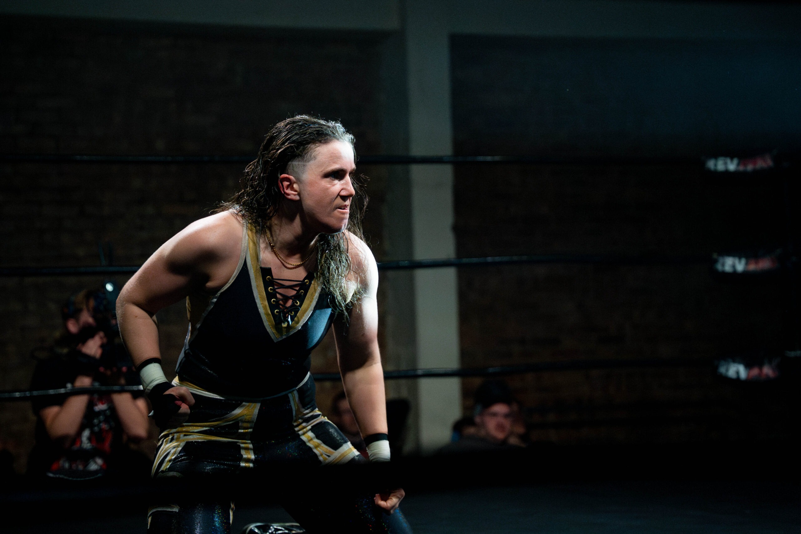 The Best Wrestling Photographer in Hampshire Capturing the Ring - Frustrated Female Wrestler